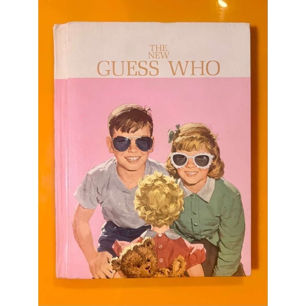 Vintage 1962 The New Guess Who Book Dick & Jane Reader H/C Book